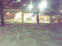 札幌駅前排雪溝
