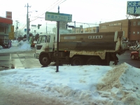 排雪用トラック